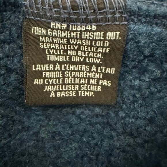 KUHL Navy Blue Quarter Zip Fleece Jacket Men XL Gorpcore Hiking Outdoors Casual - Picture 7 of 10